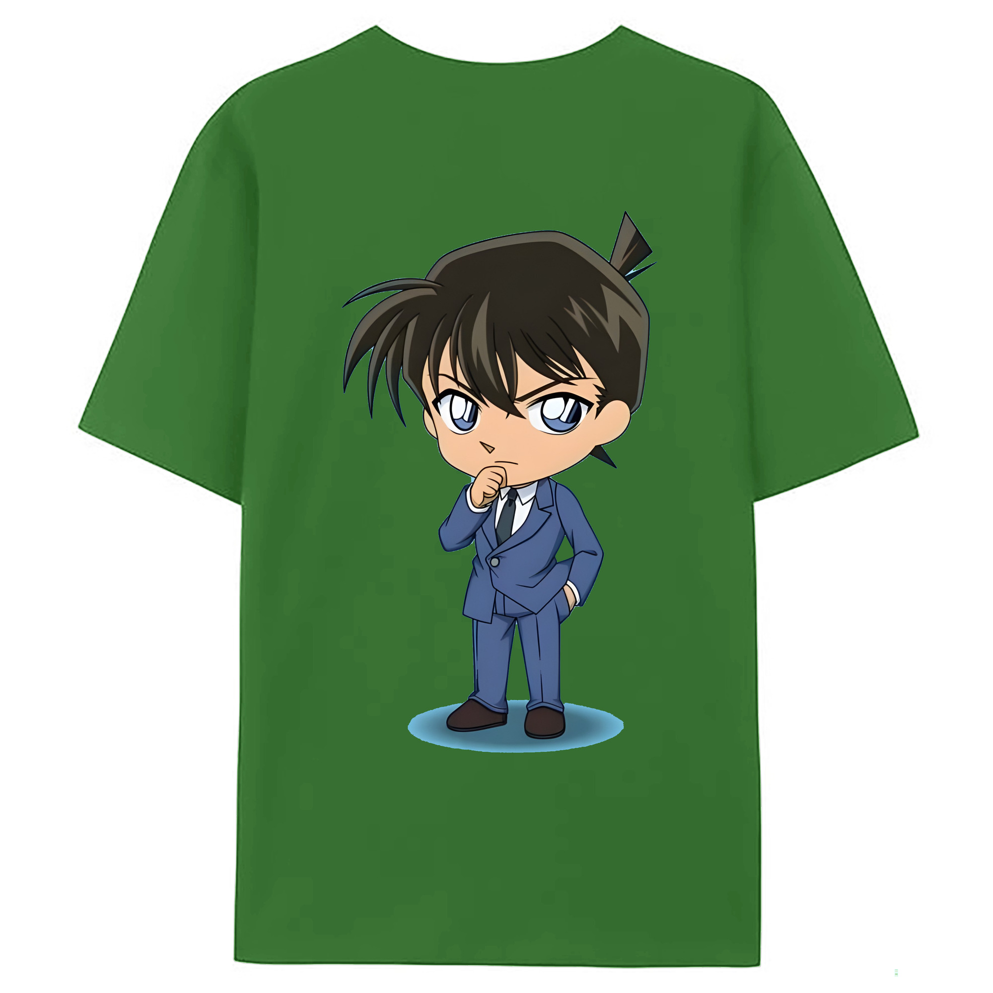 （画像用） 名探偵コナン 江戸川 コナン Detective Conan Conan Edogawa レディース半袖Tシャツ(バックプリント)